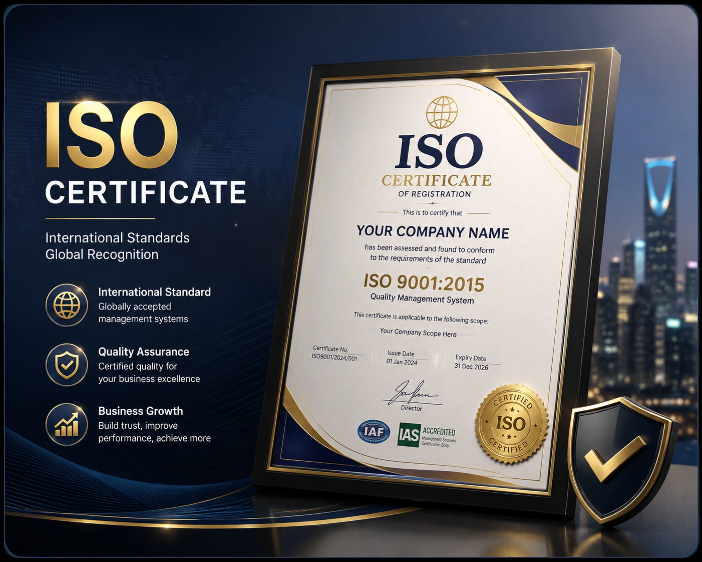 ISO Certificat